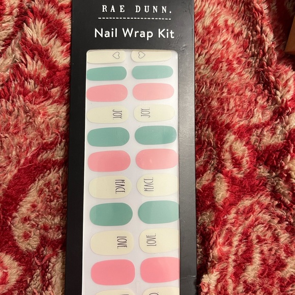 2/$20 Rae Dunn Nail Wraps PEACE HTF NWT - Picture 1 of 4